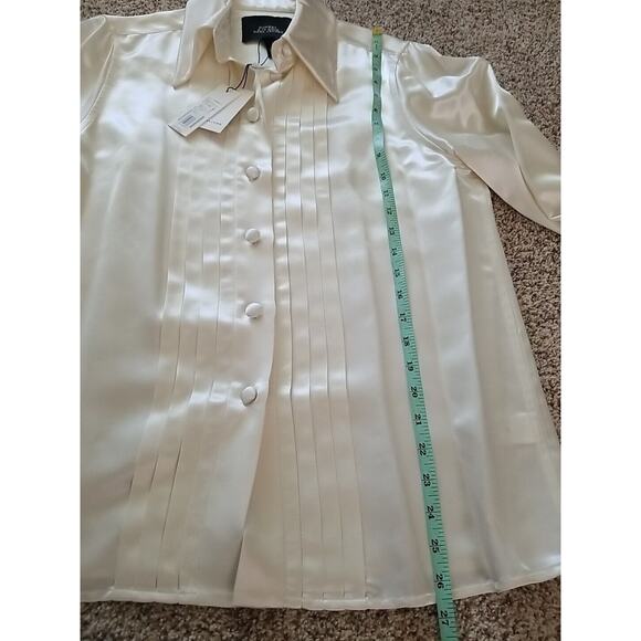 Marc Jacob Collection Vintage Runway Ivory Blouse Top Shirt Sz 8~ 2.13.2019 NWT - Picture 14 of 16